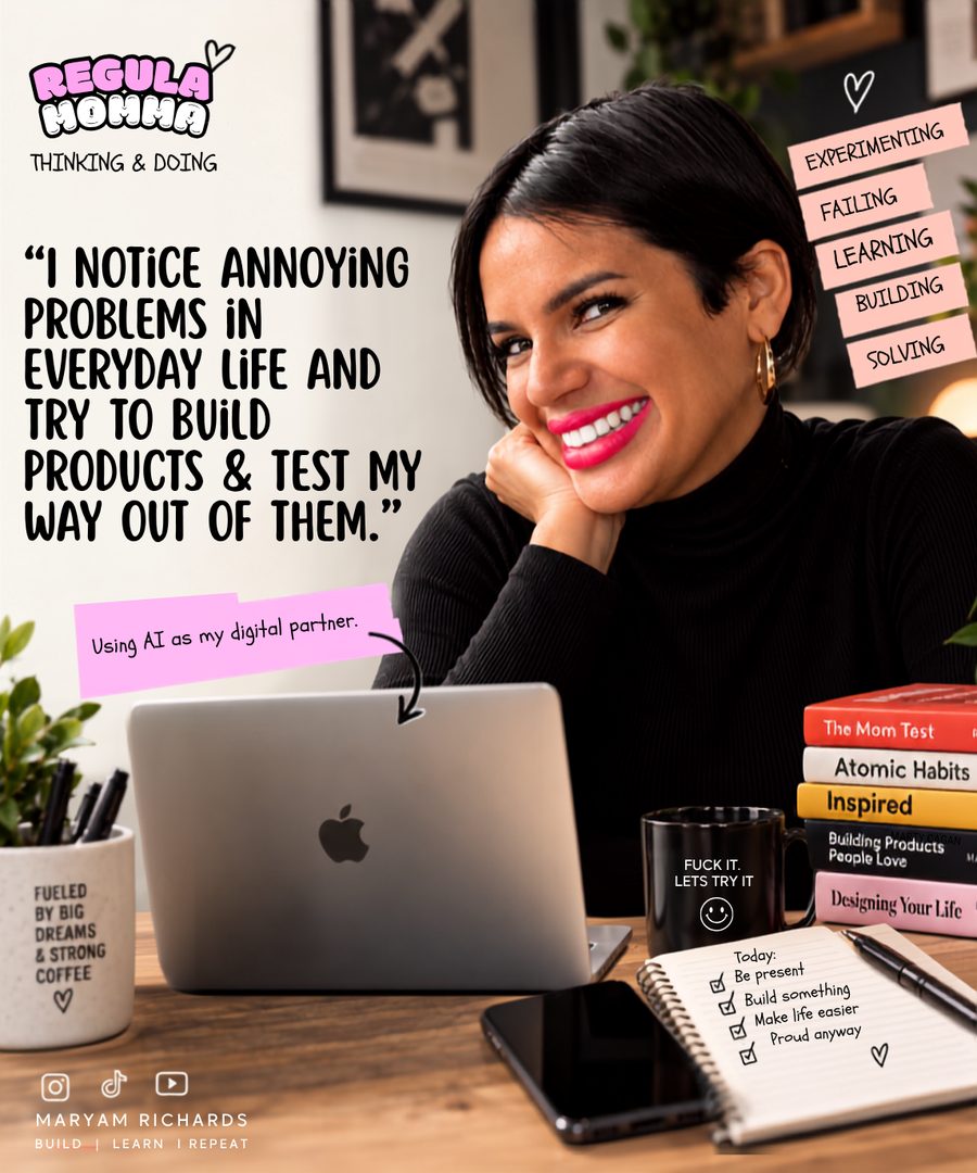 I notice annoying problems in everyday life and try to build products and test my way out of them
