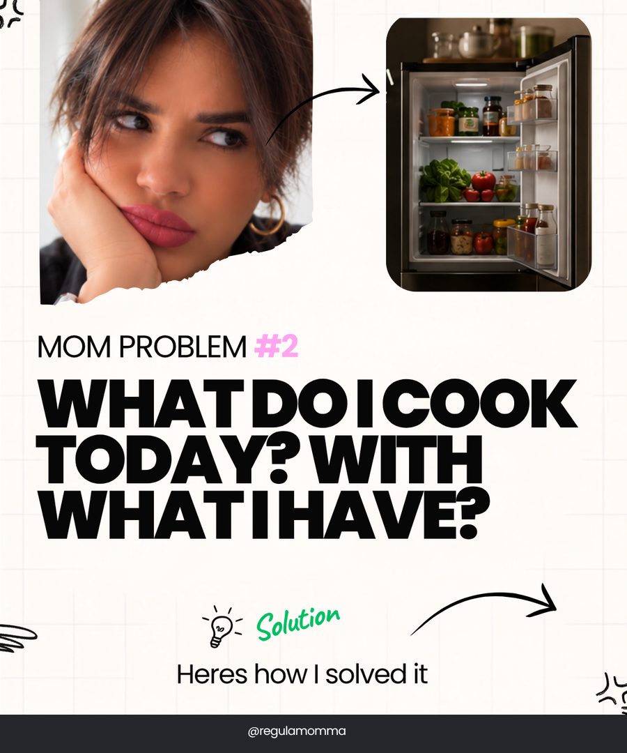 Mom problem: what do I cook today with what I have?