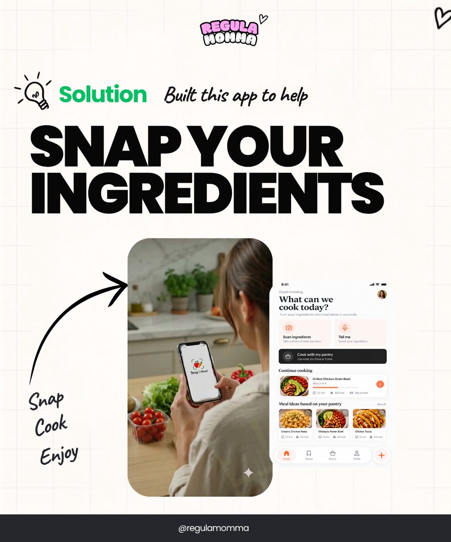 Solution: Snap2Meal, snap your ingredients
